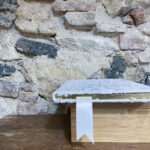 Guestbook. Fabric. Silver embroidery white background. - Image 2