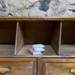 Assorted minibooks (Pack of 2). Purple and green fabric with floral geometric motifs. - Image 3