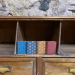 Assorted minibooks (Pack of 4). Traditional Japanese print.